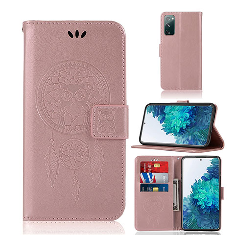 Handytasche Stand Schutzhülle Flip Leder Hülle Modisch Muster JX1 für Samsung Galaxy S20 FE (2022) 5G Rosegold