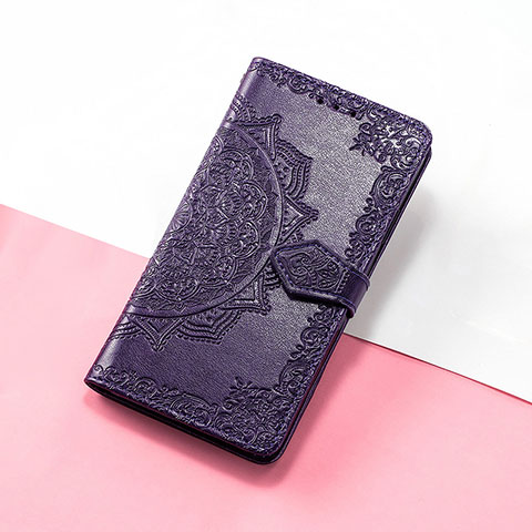 Handytasche Stand Schutzhülle Flip Leder Hülle Modisch Muster S07D für Huawei Honor V40 5G Violett