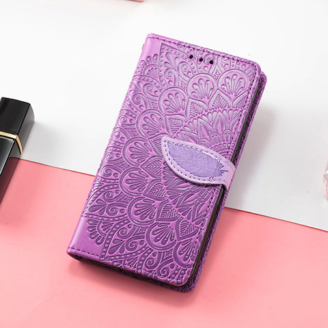 Handytasche Stand Schutzhülle Flip Leder Hülle Modisch Muster S08D für Huawei Honor 60 Pro 5G Violett