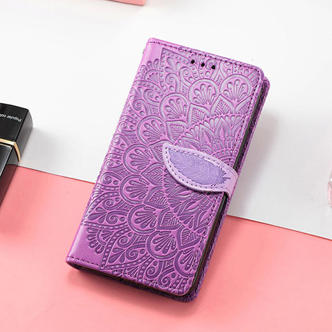 Handytasche Stand Schutzhülle Flip Leder Hülle Modisch Muster S08D für Huawei Honor 60 SE 5G Violett