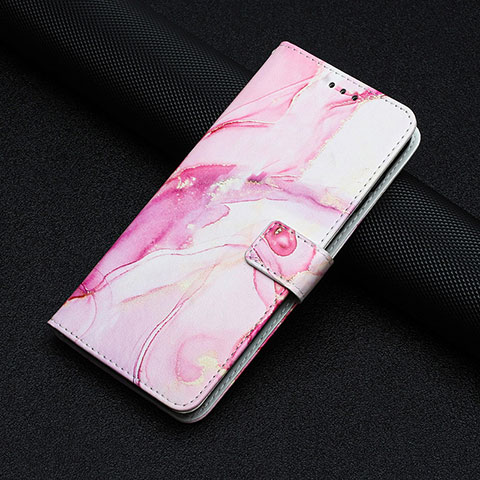 Handytasche Stand Schutzhülle Flip Leder Hülle Modisch Muster Y01X für Xiaomi Poco C55 Rosa