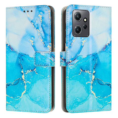 Handytasche Stand Schutzhülle Flip Leder Hülle Modisch Muster Y01X für Xiaomi Redmi Note 12 4G Blau