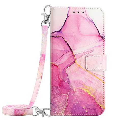 Handytasche Stand Schutzhülle Flip Leder Hülle Modisch Muster Y02B für Samsung Galaxy Z Fold5 5G Pink