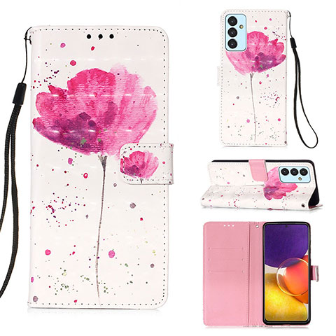 Handytasche Stand Schutzhülle Flip Leder Hülle Modisch Muster Y03B für Samsung Galaxy A05s Rosa