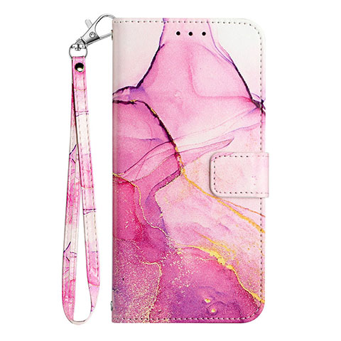 Handytasche Stand Schutzhülle Flip Leder Hülle Modisch Muster Y05B für Samsung Galaxy A13 4G Pink