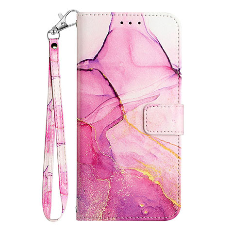 Handytasche Stand Schutzhülle Flip Leder Hülle Modisch Muster YB1 für Motorola Moto G Play Gen 2 Pink