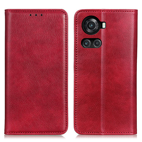 Handytasche Stand Schutzhülle Flip Leder Hülle N01P für OnePlus 10R 5G Rot