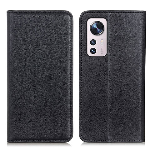 Handytasche Stand Schutzhülle Flip Leder Hülle N01P für Xiaomi Mi 12 Lite 5G Schwarz