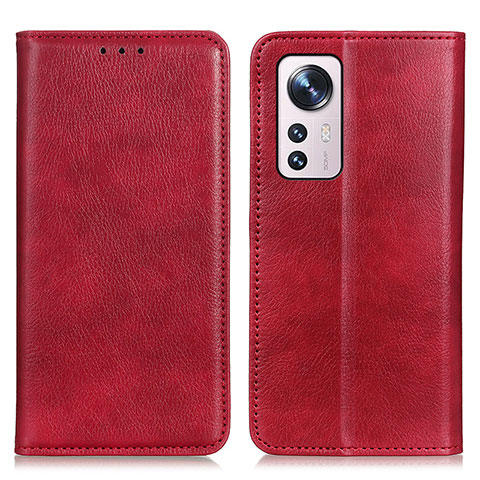 Handytasche Stand Schutzhülle Flip Leder Hülle N01P für Xiaomi Mi 12 Pro 5G Rot