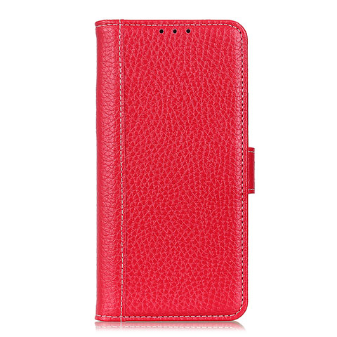 Handytasche Stand Schutzhülle Flip Leder Hülle N02 für Huawei P40 Rot