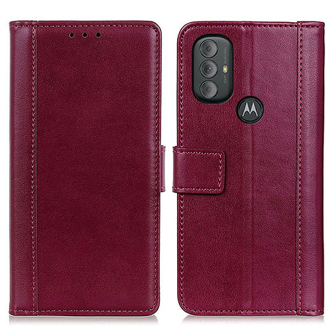 Handytasche Stand Schutzhülle Flip Leder Hülle N02P für Motorola Moto G Play Gen 2 Rot