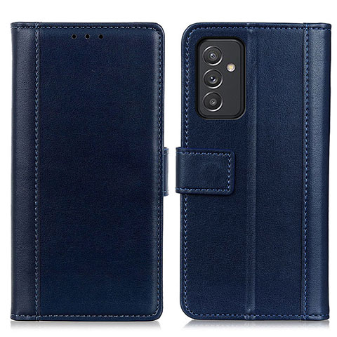 Handytasche Stand Schutzhülle Flip Leder Hülle N02P für Samsung Galaxy A05s Blau