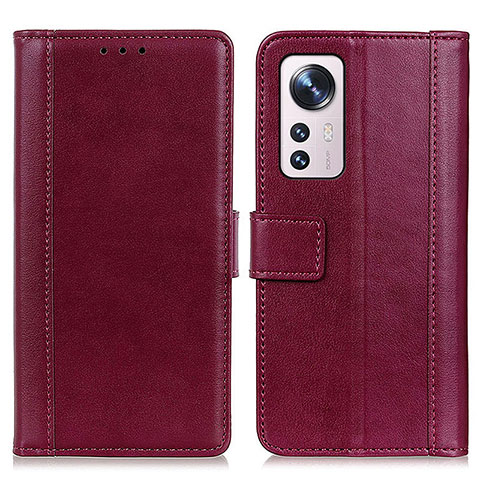 Handytasche Stand Schutzhülle Flip Leder Hülle N02P für Xiaomi Mi 12 Lite 5G Rot