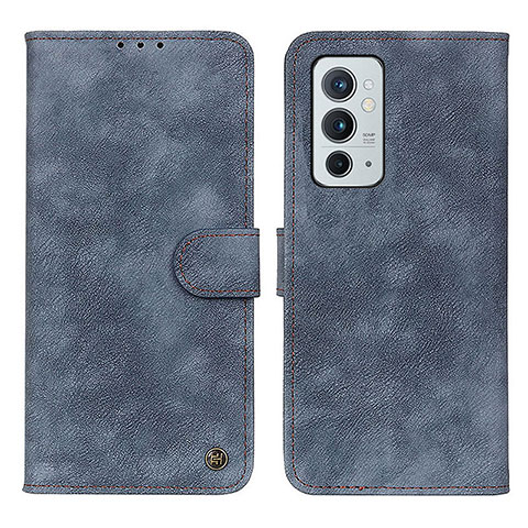 Handytasche Stand Schutzhülle Flip Leder Hülle N03P für OnePlus 9RT 5G Blau