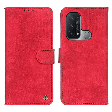 Handytasche Stand Schutzhülle Flip Leder Hülle N03P für Oppo Reno5 A Rot