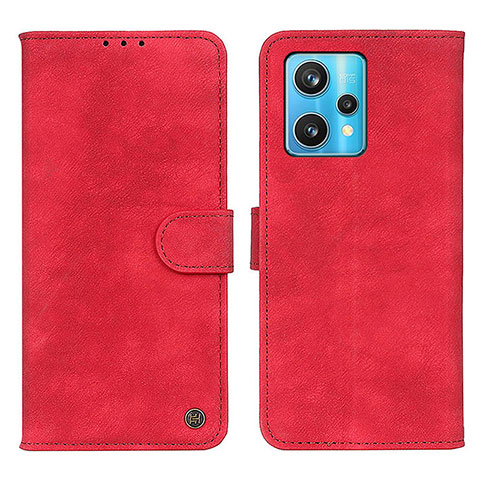 Handytasche Stand Schutzhülle Flip Leder Hülle N03P für Realme 9 4G Rot