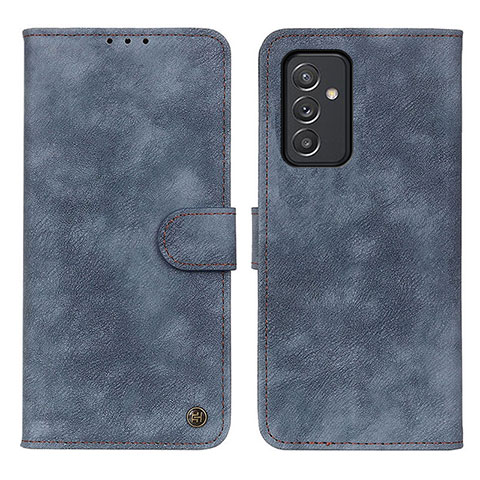 Handytasche Stand Schutzhülle Flip Leder Hülle N03P für Samsung Galaxy A15 4G Blau