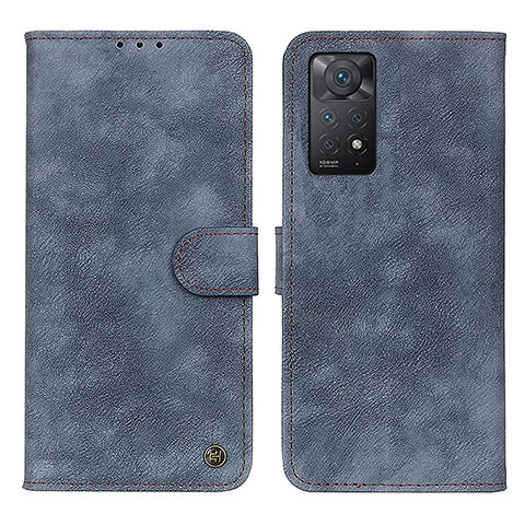 Handytasche Stand Schutzhülle Flip Leder Hülle N03P für Xiaomi Redmi Note 11 Pro 5G Blau