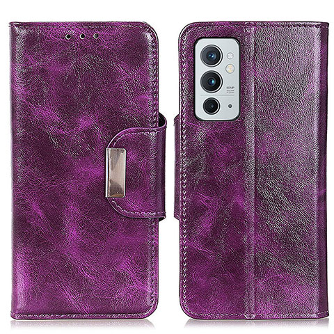 Handytasche Stand Schutzhülle Flip Leder Hülle N04P für OnePlus 9RT 5G Violett