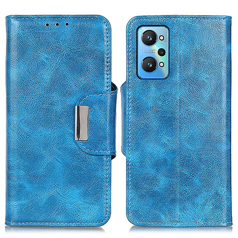 Handytasche Stand Schutzhülle Flip Leder Hülle N04P für Realme GT2 5G Hellblau