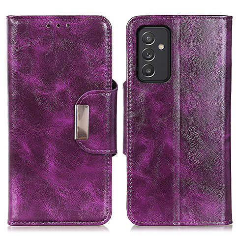 Handytasche Stand Schutzhülle Flip Leder Hülle N04P für Samsung Galaxy A15 LTE Violett