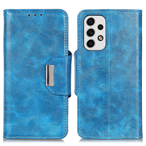 Handytasche Stand Schutzhülle Flip Leder Hülle N04P für Samsung Galaxy A23 4G Hellblau