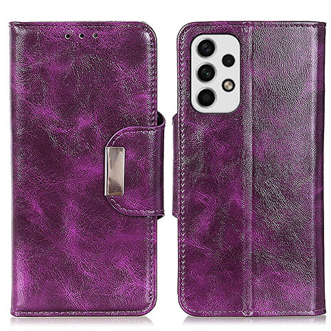 Handytasche Stand Schutzhülle Flip Leder Hülle N04P für Samsung Galaxy A23 5G Violett