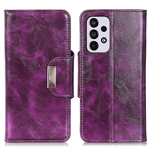 Handytasche Stand Schutzhülle Flip Leder Hülle N04P für Samsung Galaxy A33 5G Violett