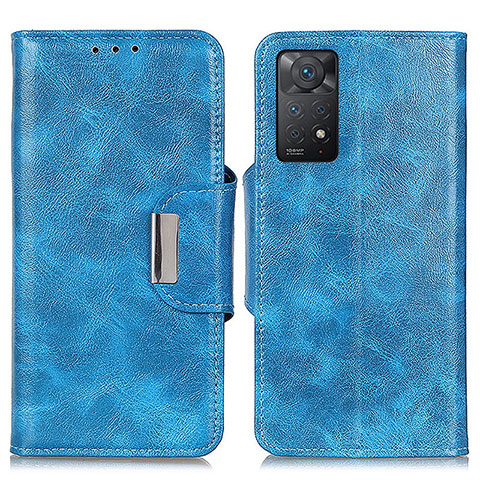 Handytasche Stand Schutzhülle Flip Leder Hülle N04P für Xiaomi Redmi Note 11 Pro 4G Hellblau