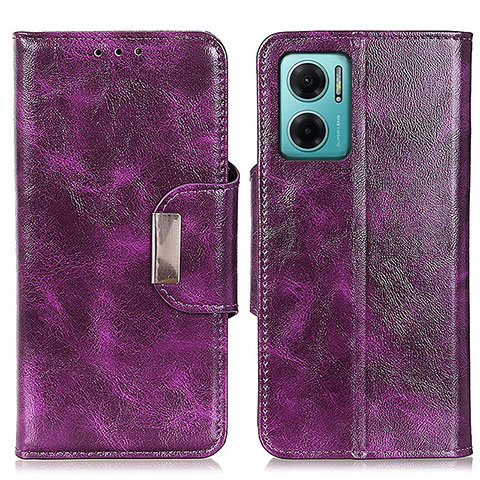 Handytasche Stand Schutzhülle Flip Leder Hülle N04P für Xiaomi Redmi Note 11E 5G Violett