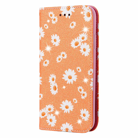 Handytasche Stand Schutzhülle Flip Leder Hülle N05 für Samsung Galaxy Note 20 5G Orange