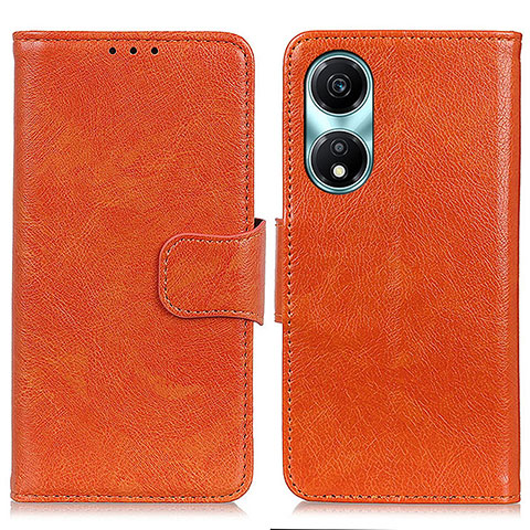 Handytasche Stand Schutzhülle Flip Leder Hülle N05P für Huawei Honor X5 Plus Orange