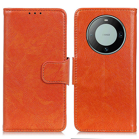 Handytasche Stand Schutzhülle Flip Leder Hülle N05P für Huawei Mate 60 Orange