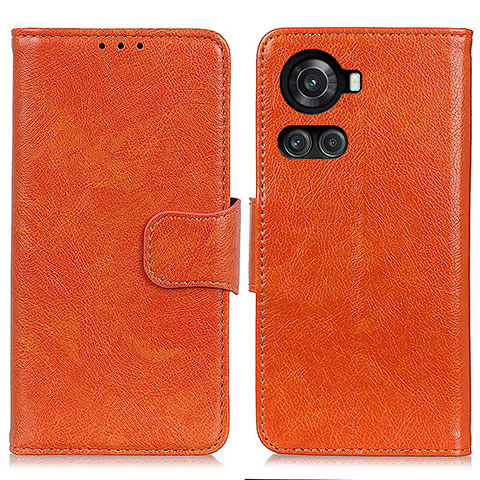 Handytasche Stand Schutzhülle Flip Leder Hülle N05P für OnePlus 10R 5G Orange