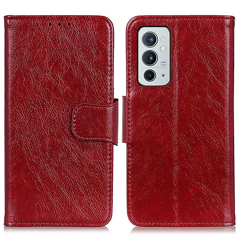 Handytasche Stand Schutzhülle Flip Leder Hülle N05P für OnePlus 9RT 5G Rot