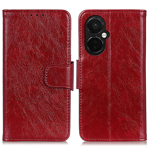 Handytasche Stand Schutzhülle Flip Leder Hülle N05P für OnePlus Nord CE 3 Lite 5G Rot