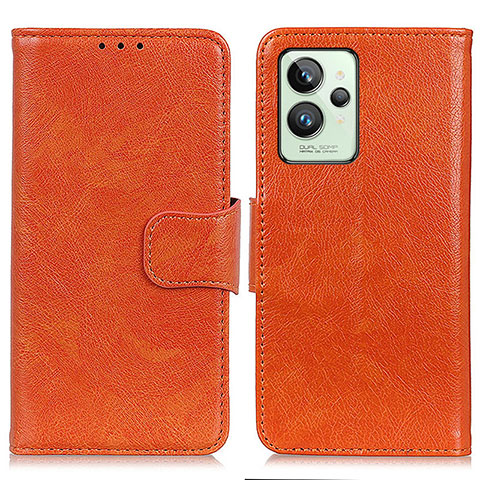 Handytasche Stand Schutzhülle Flip Leder Hülle N05P für Realme GT2 Pro 5G Orange