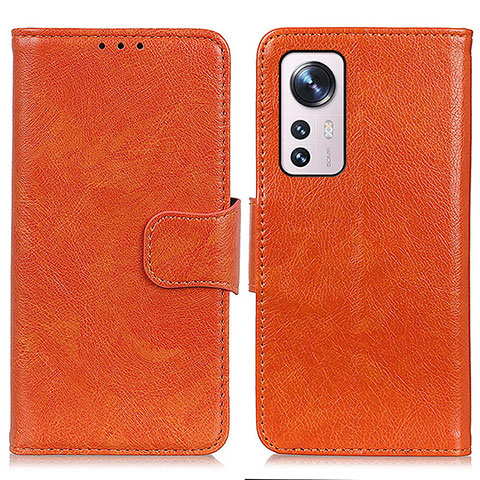 Handytasche Stand Schutzhülle Flip Leder Hülle N05P für Xiaomi Mi 12 Lite 5G Orange