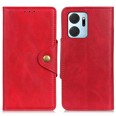 Handytasche Stand Schutzhülle Flip Leder Hülle N06P für Huawei Honor X7a Rot