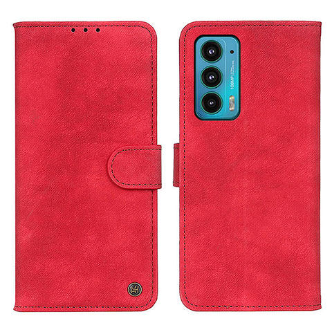 Handytasche Stand Schutzhülle Flip Leder Hülle N06P für Motorola Moto Edge 20 5G Rot