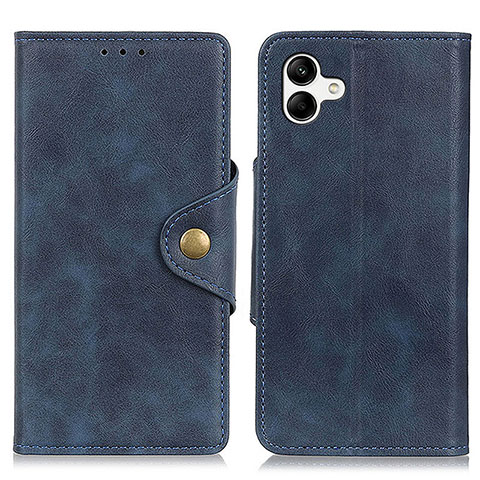 Handytasche Stand Schutzhülle Flip Leder Hülle N06P für Samsung Galaxy A04 4G Blau