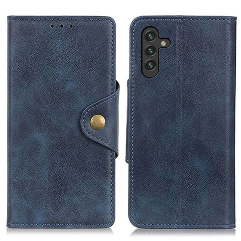 Handytasche Stand Schutzhülle Flip Leder Hülle N06P für Samsung Galaxy A04s Blau