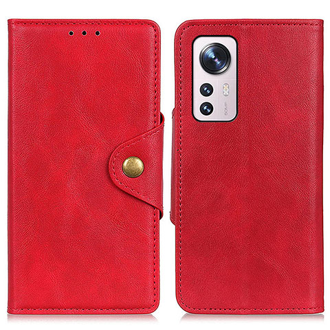 Handytasche Stand Schutzhülle Flip Leder Hülle N06P für Xiaomi Mi 12 5G Rot