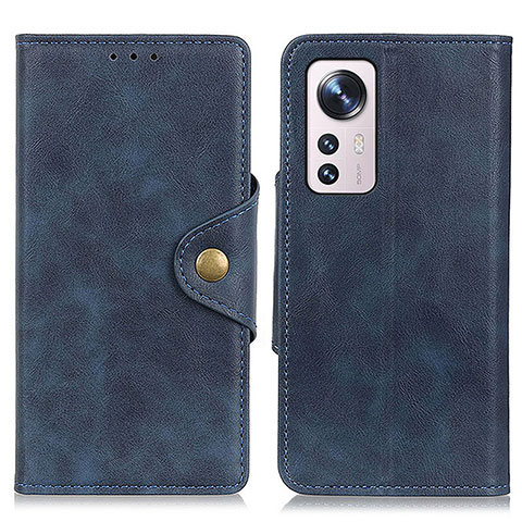 Handytasche Stand Schutzhülle Flip Leder Hülle N06P für Xiaomi Mi 12 Pro 5G Blau