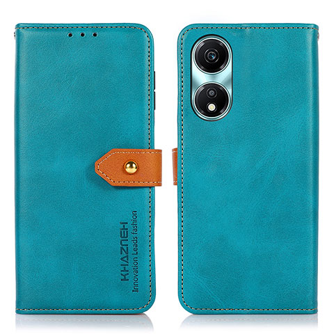 Handytasche Stand Schutzhülle Flip Leder Hülle N07P für Huawei Honor X5 Plus Cyan