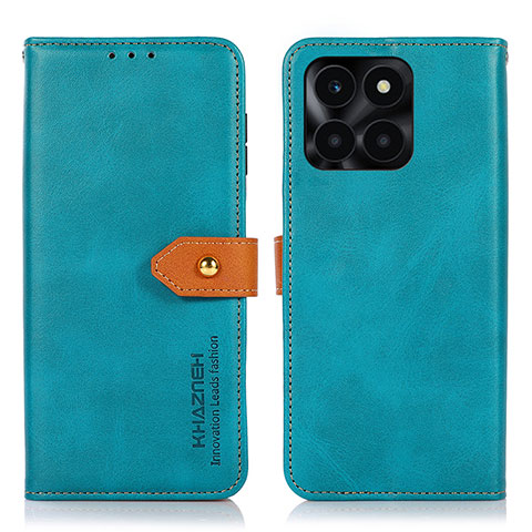 Handytasche Stand Schutzhülle Flip Leder Hülle N07P für Huawei Honor X6a Cyan