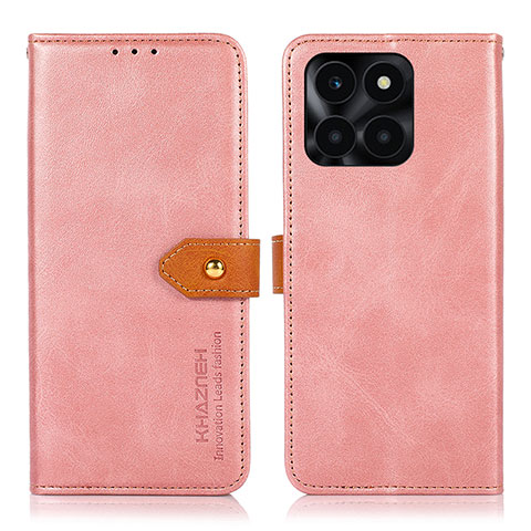 Handytasche Stand Schutzhülle Flip Leder Hülle N07P für Huawei Honor X6a Rosa