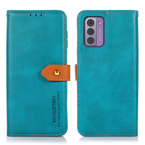 Handytasche Stand Schutzhülle Flip Leder Hülle N07P für Nokia G310 5G Cyan