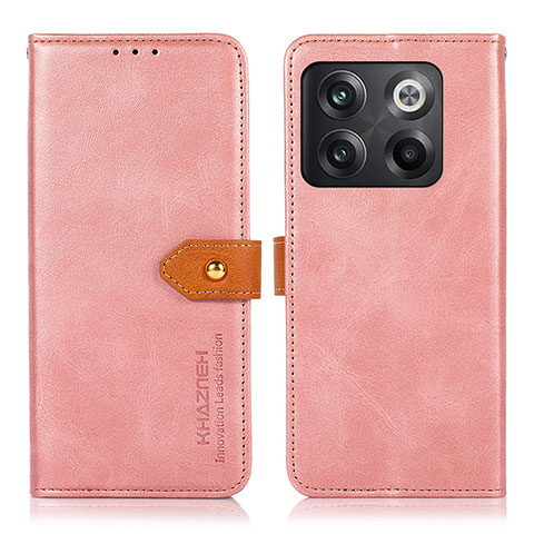 Handytasche Stand Schutzhülle Flip Leder Hülle N07P für OnePlus 10T 5G Rosa