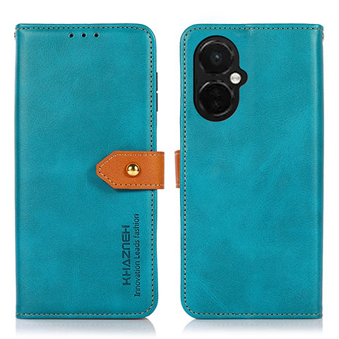 Handytasche Stand Schutzhülle Flip Leder Hülle N07P für OnePlus Nord CE 3 Lite 5G Cyan